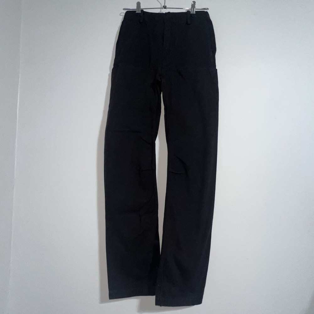 Yeezy YZY GAP 48 Sateen Cargo Pants True Black Size 24 Engineered By Balenciaga